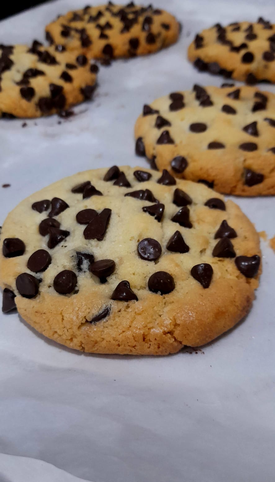 Cookies con chips de chocolate en Tandil